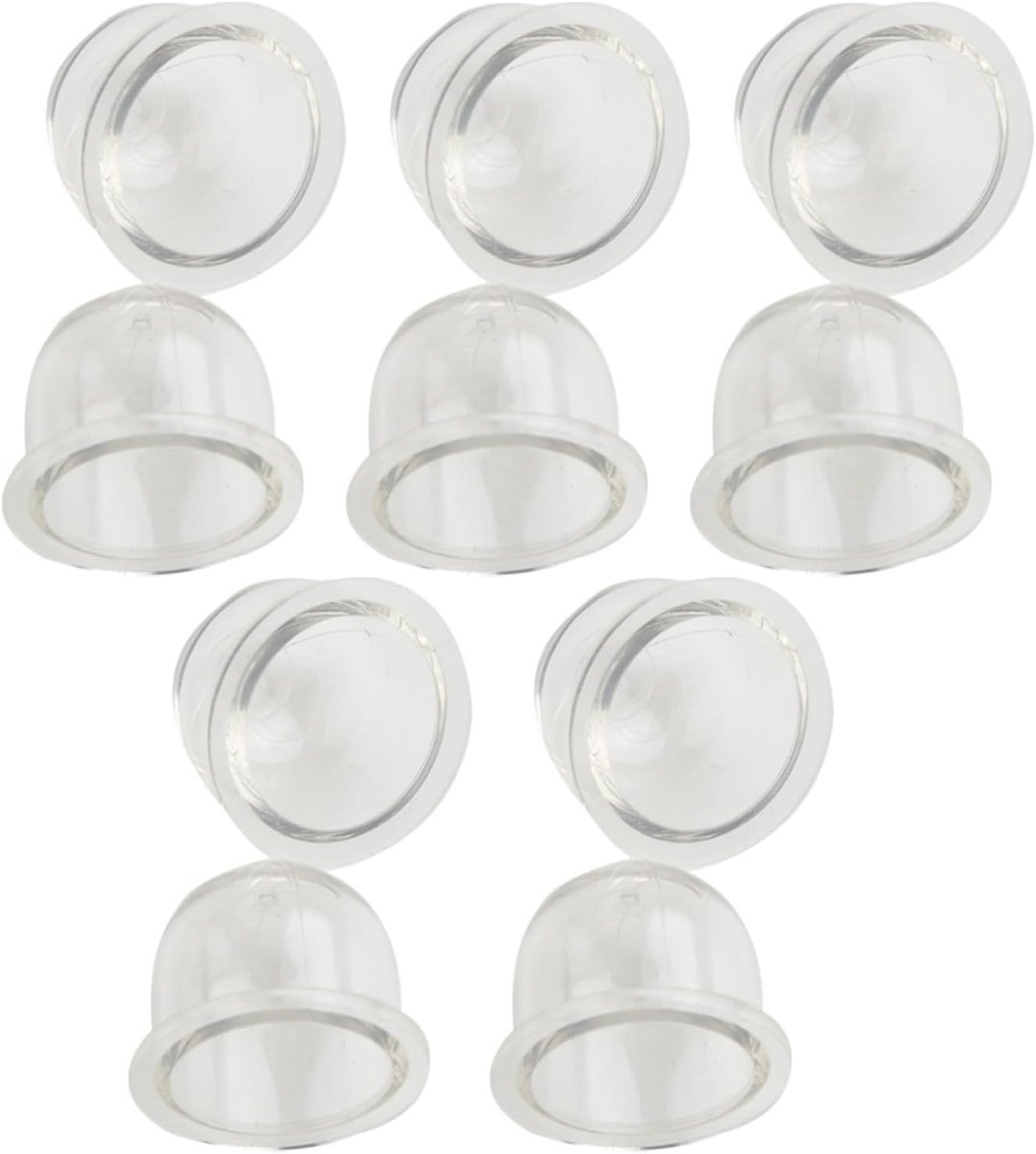 Carburateur Pompjes - Brandstof Pompjes - Tuinonderhoud Starten - 10 Stuks Set - 22mm Diameter - Transparant