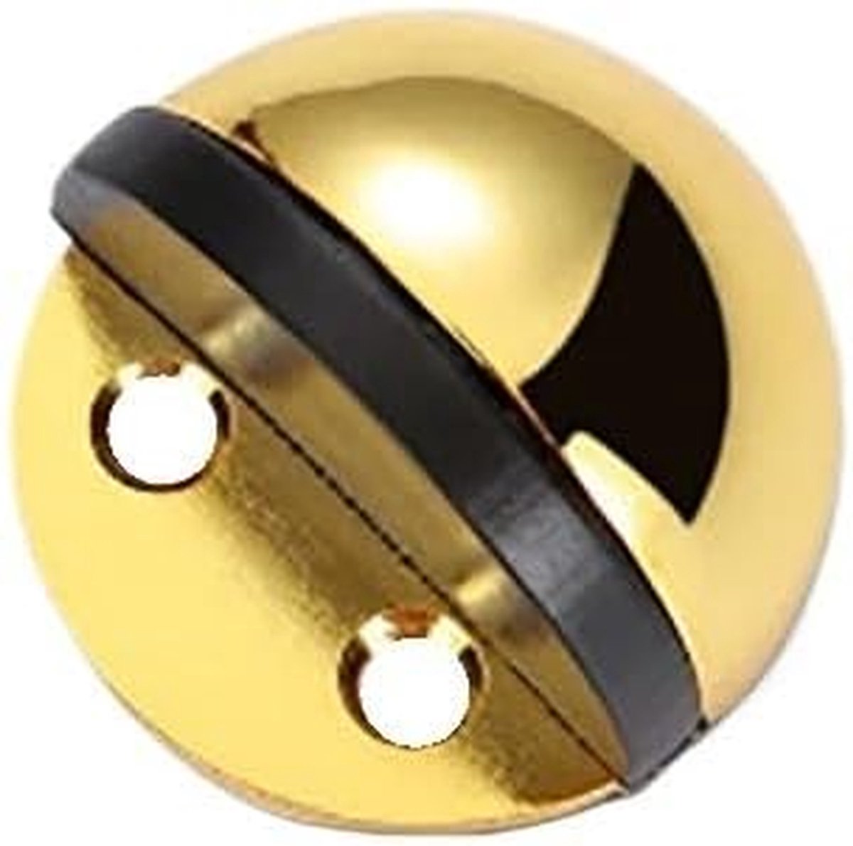 Deurstopper - Deurklinkbuffer - Muur Beschermen - Roestvrij Staal - 2 Stuks - Goud