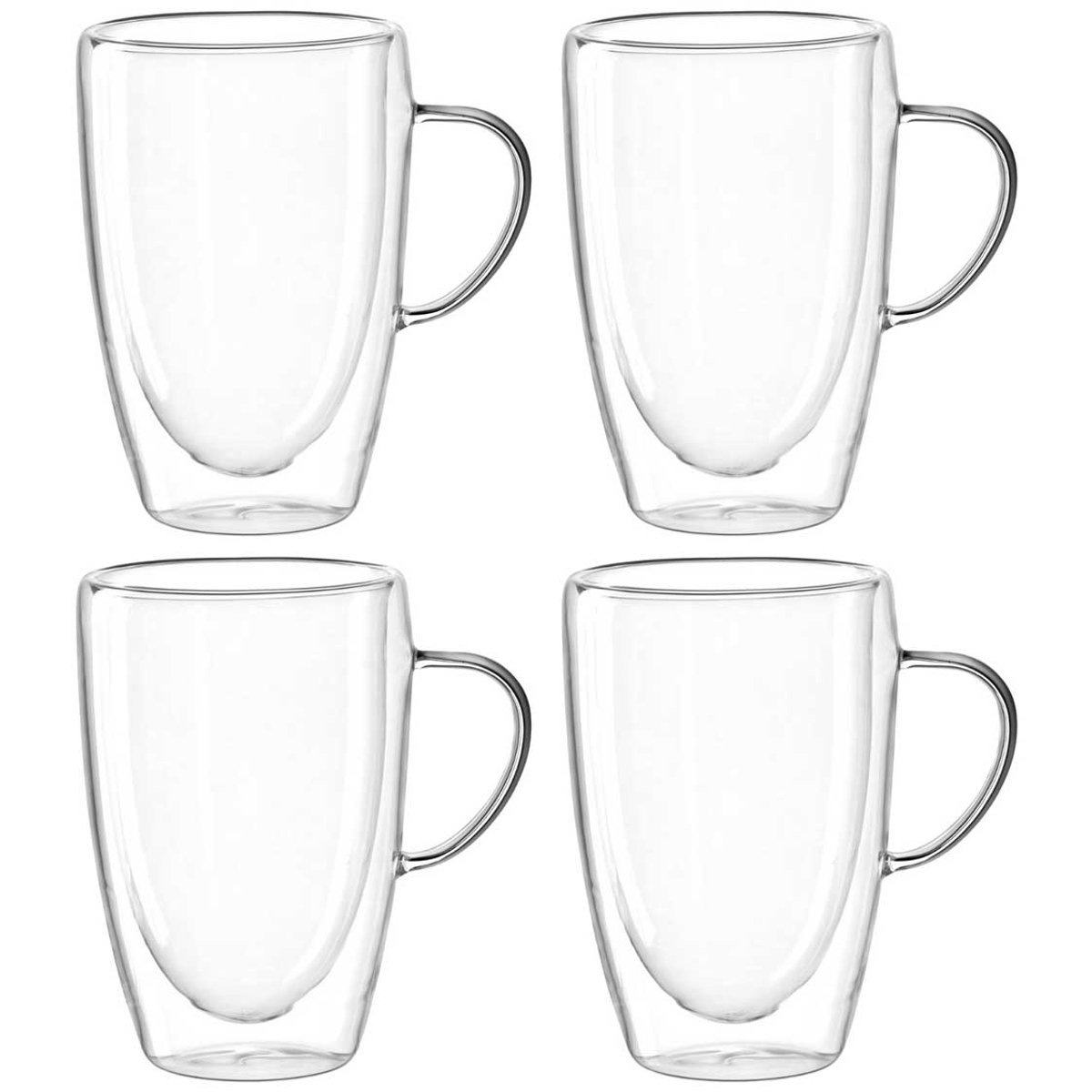 Leonardo DUO Dubbelwandig glas 400ml - set/4