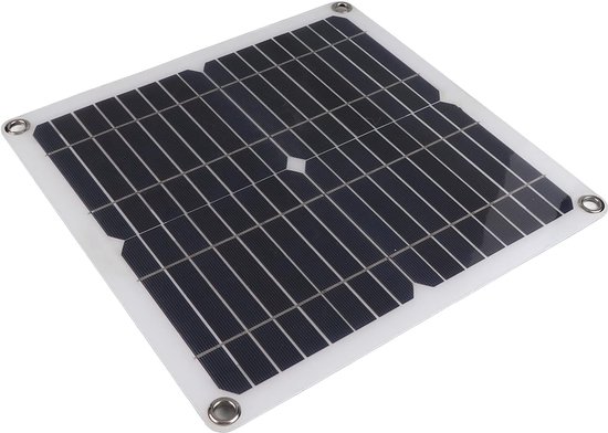 Draagbaar Zonnepaneel - Zonnekit - Energie Opwekken - Hoog Rendement - 200W 12V - Zwart