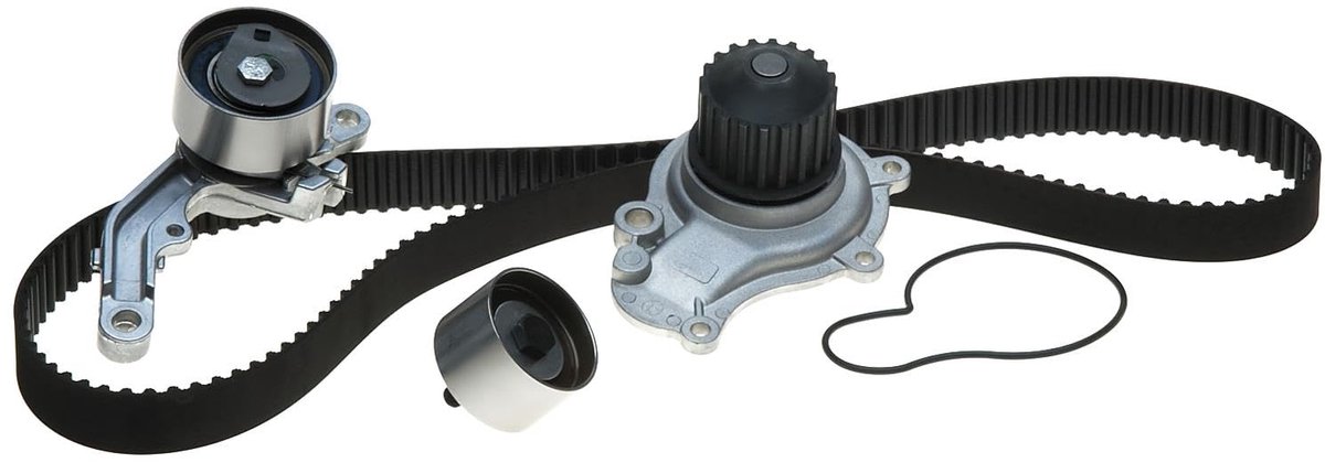Distributieriem Set - Motor Onderhoud - Motor Beschermen - Inclusief Waterpomp - 1473 cm Hoog - Zwart