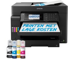 Epson EcoTank ET-16655 - Inkjet Printer - Wifi - Zwart