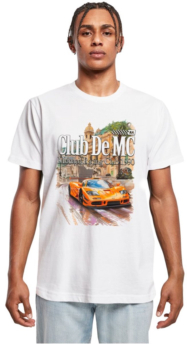 Mister Tee Monaco Racing Club Heren Tshirt XS Wit