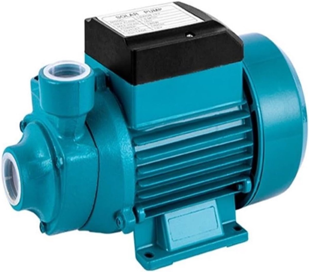 Waterpomp - Centrifugaalpomp - Water Verplaatsen - Gegoten Aluminium - 12V - Zwart