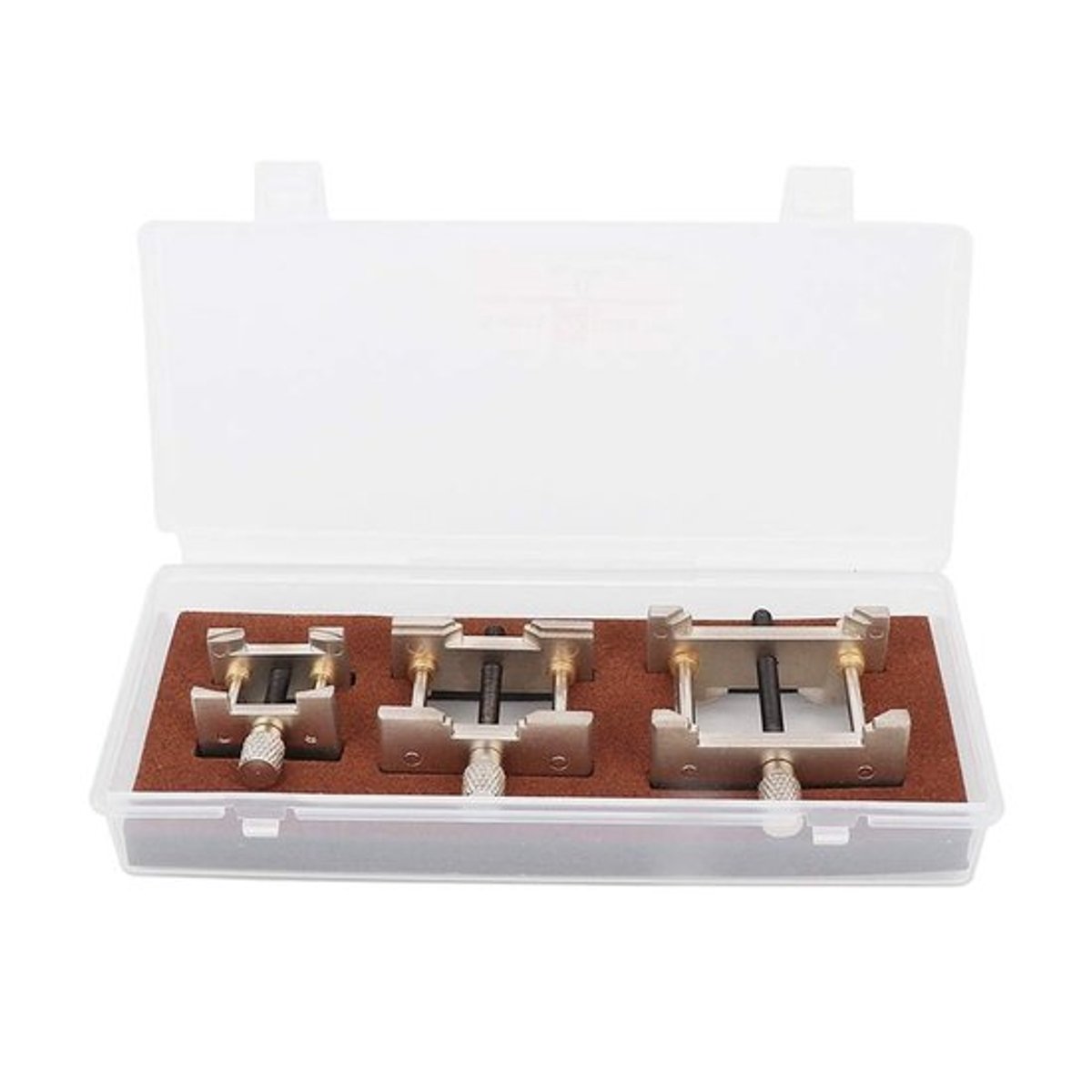 Dailygoods- Uurwerkhouder Set - 3-delige Metalen Houder