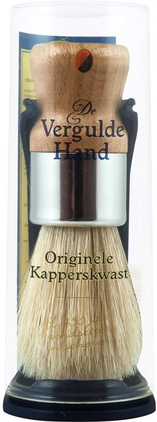Vergulde Hand Scheerkwast - Voor kappers