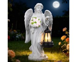Beschermengel Tuinbeelden, Weerbestendige Decoratie voor Graf, Buitenbeeld, Engelenbeeld voor Begraafplaats, Sfeervolle Tuinaccessoire, Spirituele Decoratie, Engelenbeeld voor Buiten