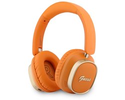 Guess Draadloze koptelefoon voor BT Headphones Enc Rectangle Metal Script - Oranje