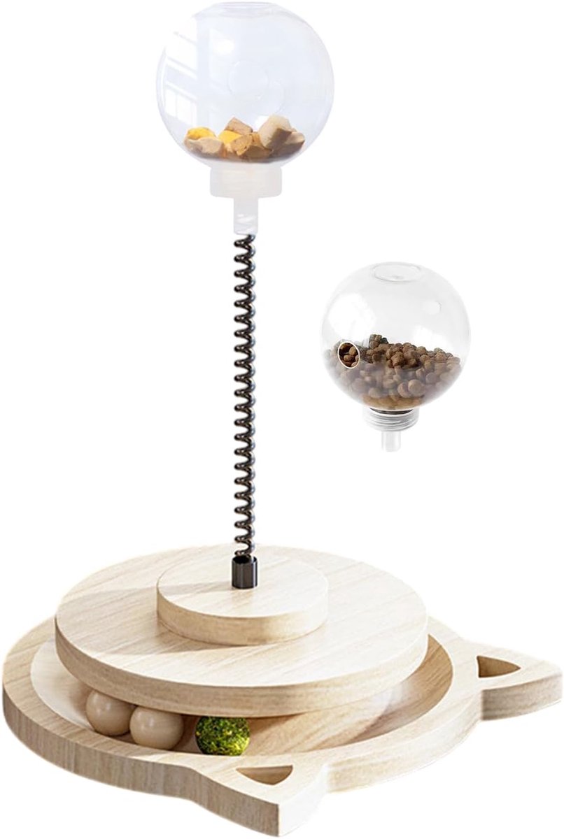 Hond traktatie bal - Voer puzzel - Mentale stimulatie - Dynamische snackdispenser - 19 x 27 cm - Niet gespecificeerd