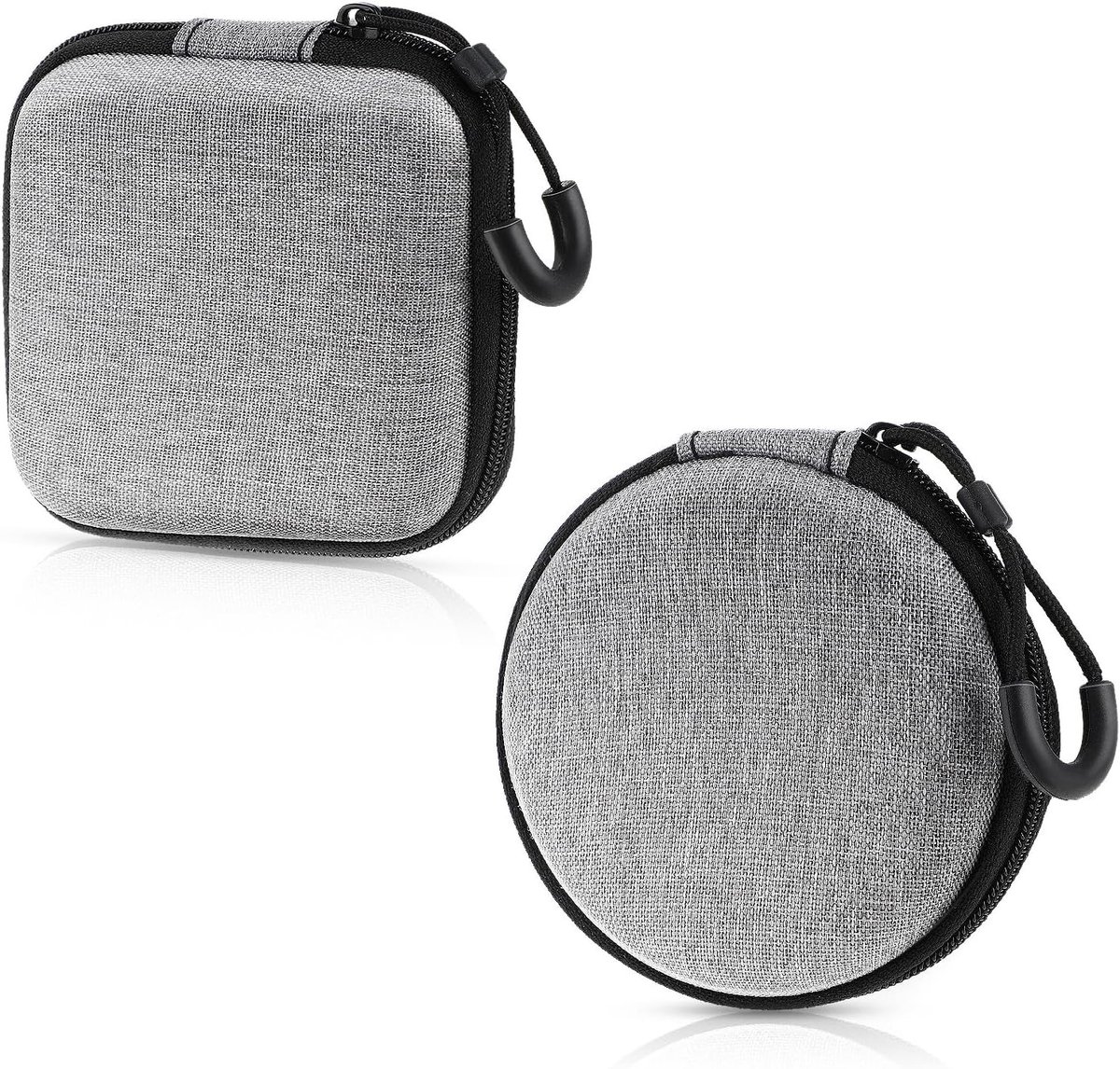 Set van 2 Mini Hoofdtelefoon Dozen, Draagbare Hoofdtelefoons, Beschermende Case voor Elektronische Apparaten, EVA Materiaal, Ideaal voor Reizen