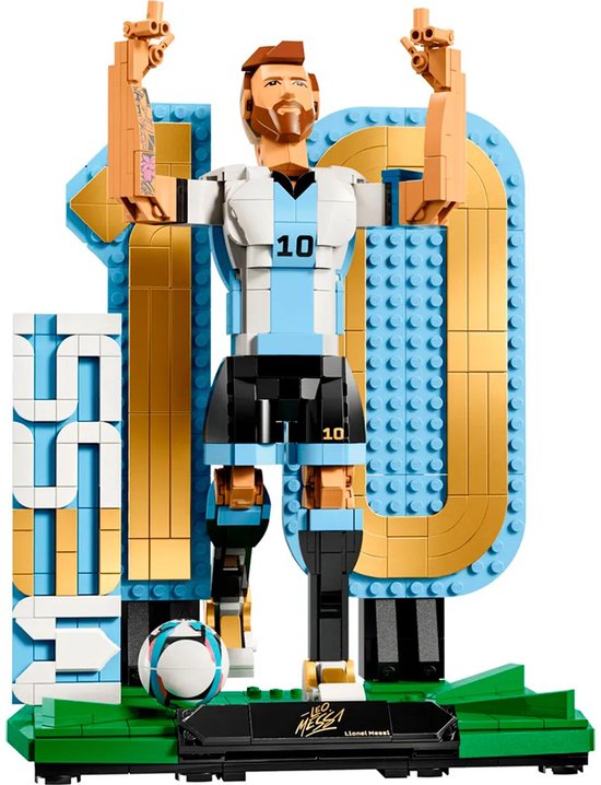 LEGO Editions Lionel Messi – Voetballegende Voetbal Speelgoed voor Kinderen - 43015