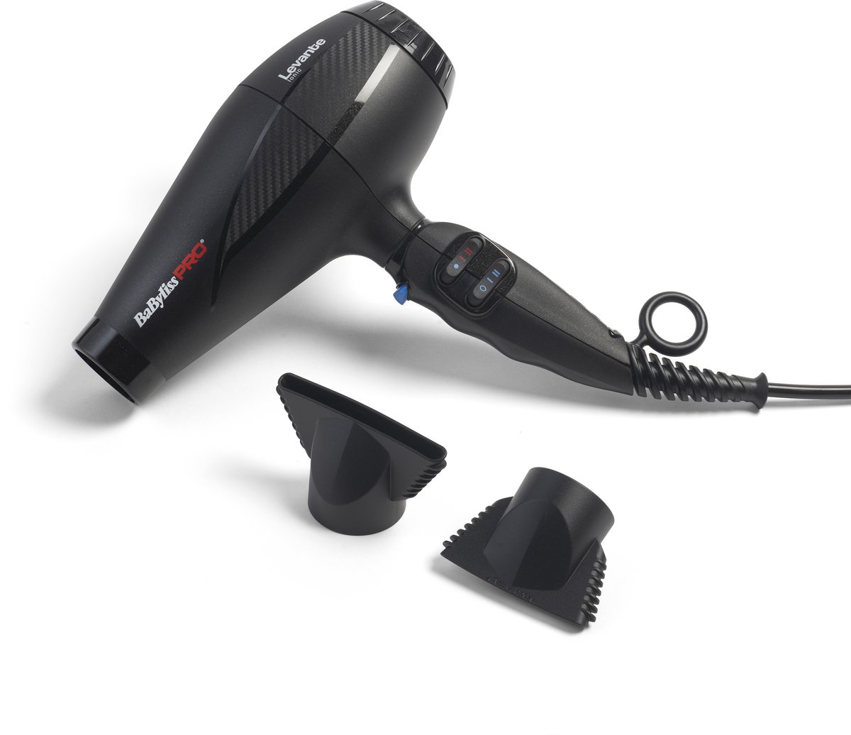 BabylissPRO Levante Föhn - 2100W AC motor - Ionische functie - 141 km/h - 2 blaasmonden - Professionele haardroger - BAB6950IE thumbnail 5