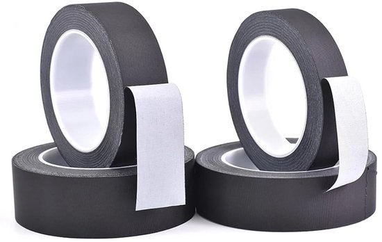 Reparatietape voor tent - Zeil reparatie - Scheuren dichten - Hoge kleefkracht - 30 meter - Zwart — afbeelding 3