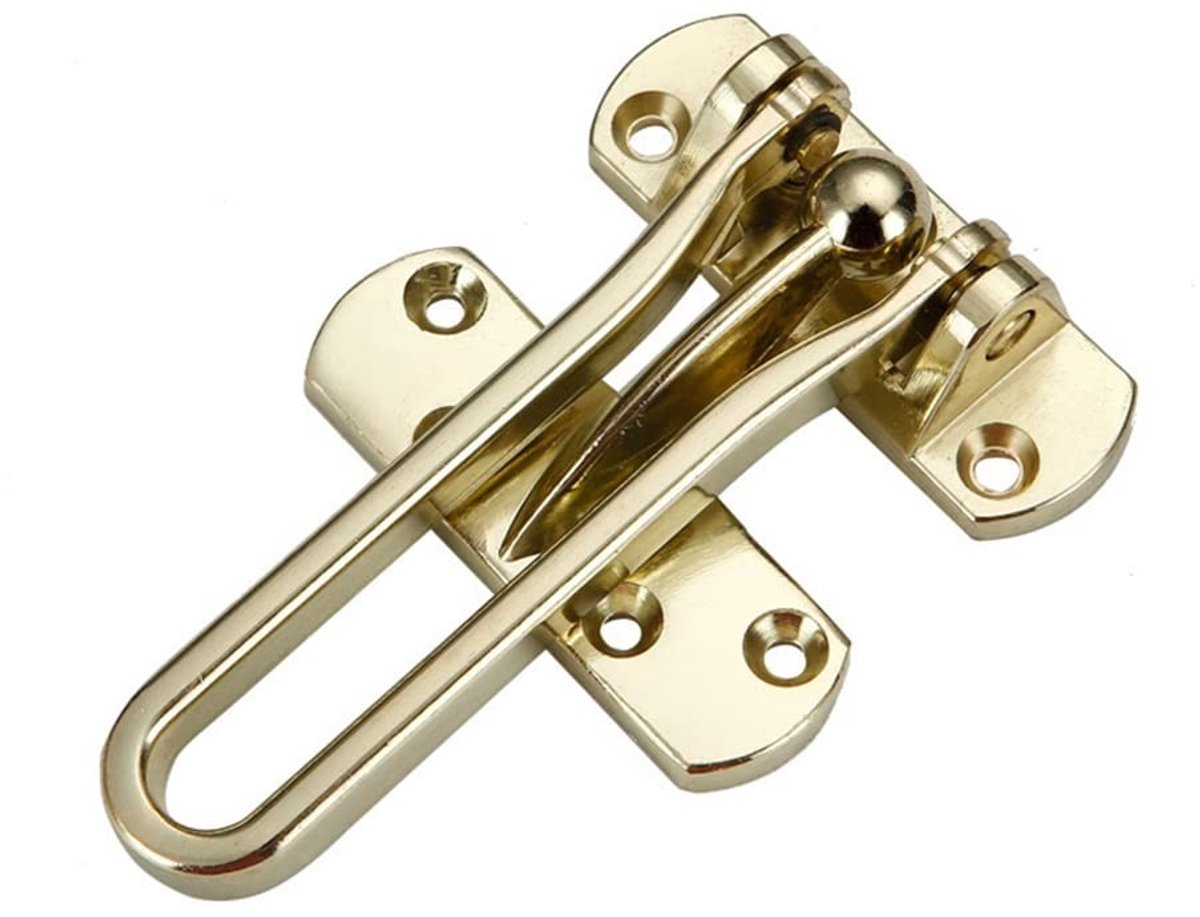 Dailygoods - Zinklegering Beveiligingsdeurbeschermer met Draaibare Staafvergrendeling