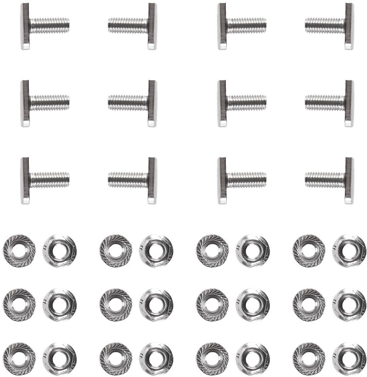 Dailygoods- Schroeven Set van 20 M8 x 20 A2-70 - Roestvrij Staal - Flens Vrouwelijk M8 - Corrosiebestendig - Voor PV-modules - Sterk en Betrouwbaar - Bout