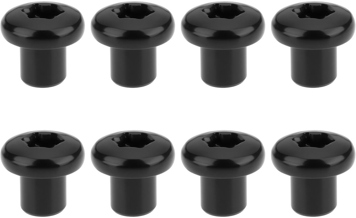 Dailygoods - 8 Stuks Auto Deur Scharnier Moeren voor Jeep Wrangler