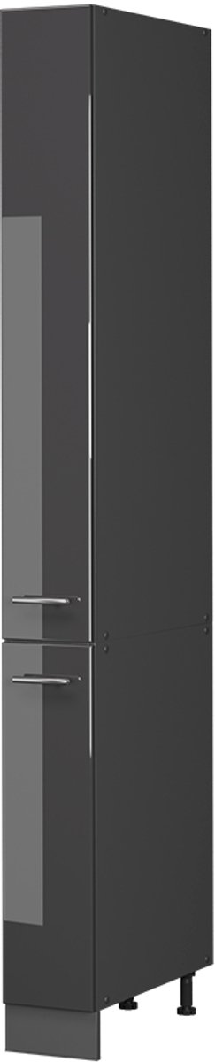 Vicco Apotheekkast Fame-Line, Antraciet Hoogglans/Antraciet, 20 cm