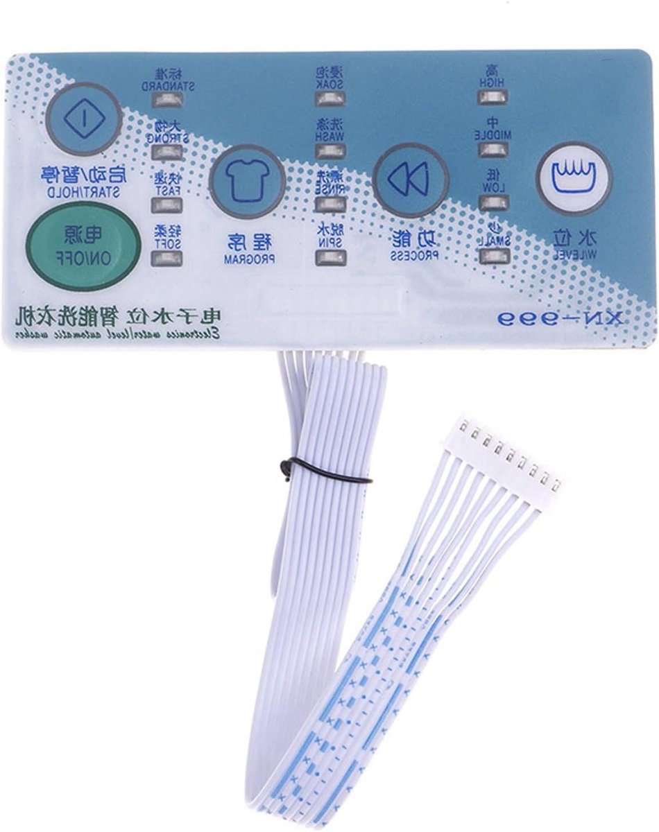 Wasmachine Printplaat Bedieningspaneel Controller Apparaat Reparatie Universele Pasvorm 13 x 6 cm Grijs