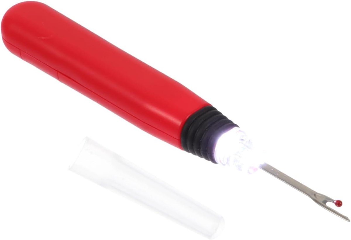 Gloeidraad Garen Tool - Naai Hulpstuk - Stiksels Verwijderen - Geïntegreerd LED Licht - 14 x 1.5 x 1 cm