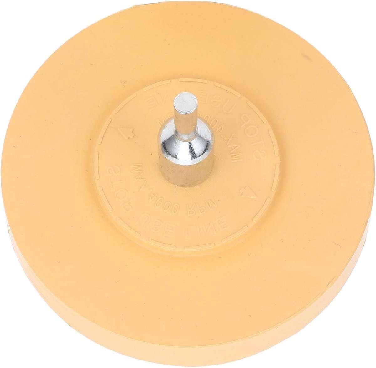 Gum Wiel - Sticker Verwijderaar - Auto Reinigen - Krasvrij - 10 cm - Grijs