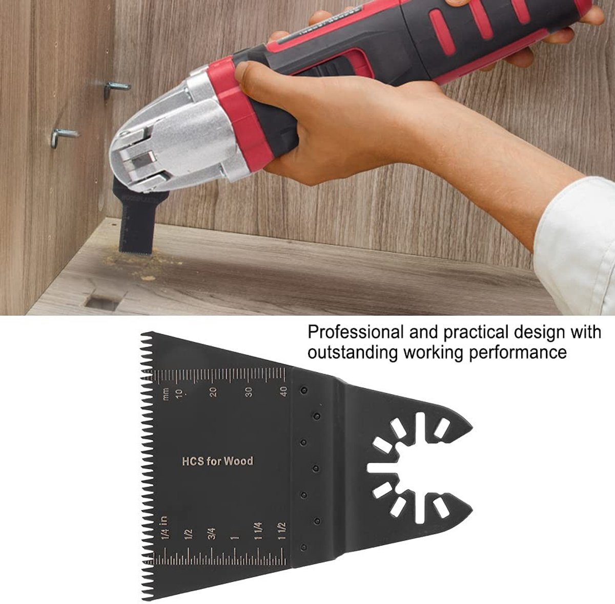 Dailygoods- Zaagbladen 10-delige Set - Multitoolbladset - Oscillerende Gereedschapsaccessoires - Koolstofstaal - Stevig en Duurzaam - Voor Hout, Kunststof, Zacht Metaal - Multitoolbladen
