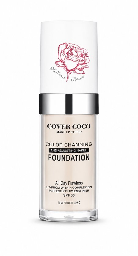 Covercoco London Flawless Foundation Kleurveranderend