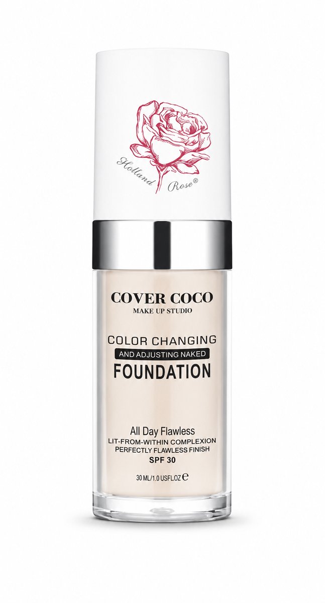 Bol.com Covercoco London Flawless - Foundation - Kleurveranderend - Waterproof aanbieding
