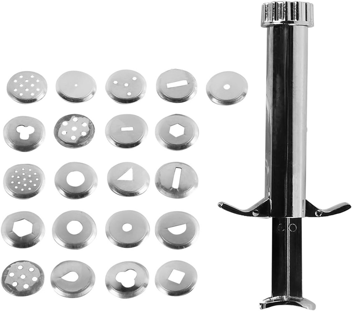 Dailygoods- Kleipers 20 soorten mallen - Roestvrijstalen boetseergereedschap - Klei accessoires - Ergonomisch ontwerp - Voor hobbyisten en kunstenaars - Creëer ingewikkelde vormen - Klei Gereedschap