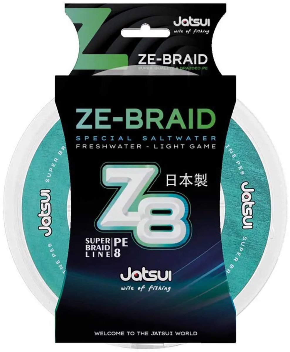 Jatsui Z8 150 M Gevlochten Vislijn Transparant 0.100 mm