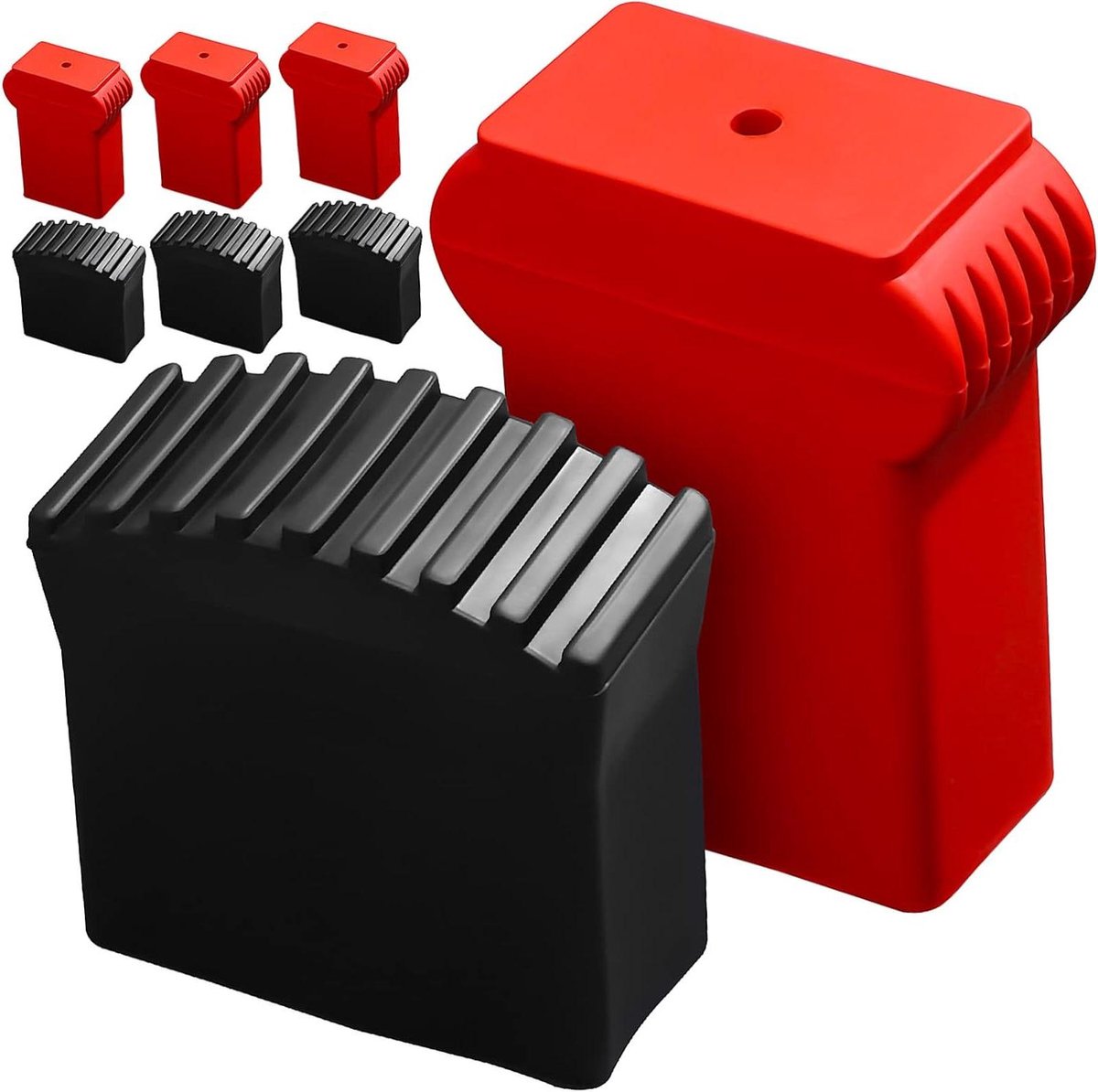 Ladder Voet Covers - Ladder Beschermers - Vloer Beschermen - Antislip en Slijtvast - 7 x 7 x 3 cm