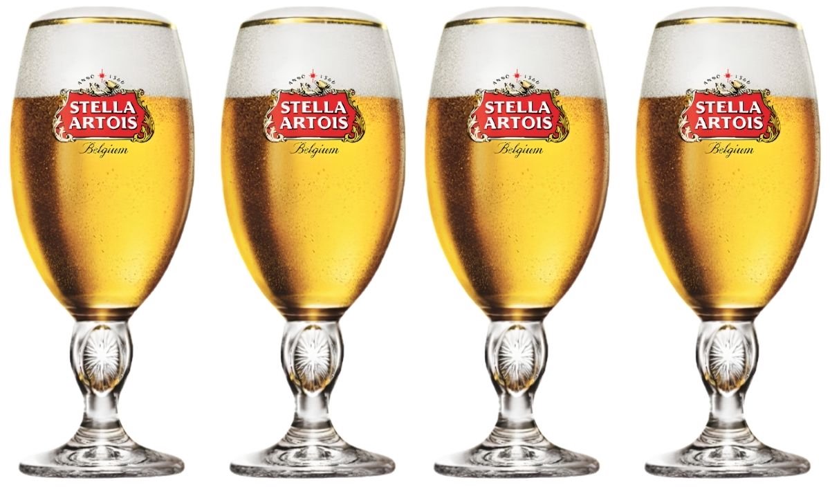 Stella Artois Bierglazen - Chalice - 500 ml - 4 stuks