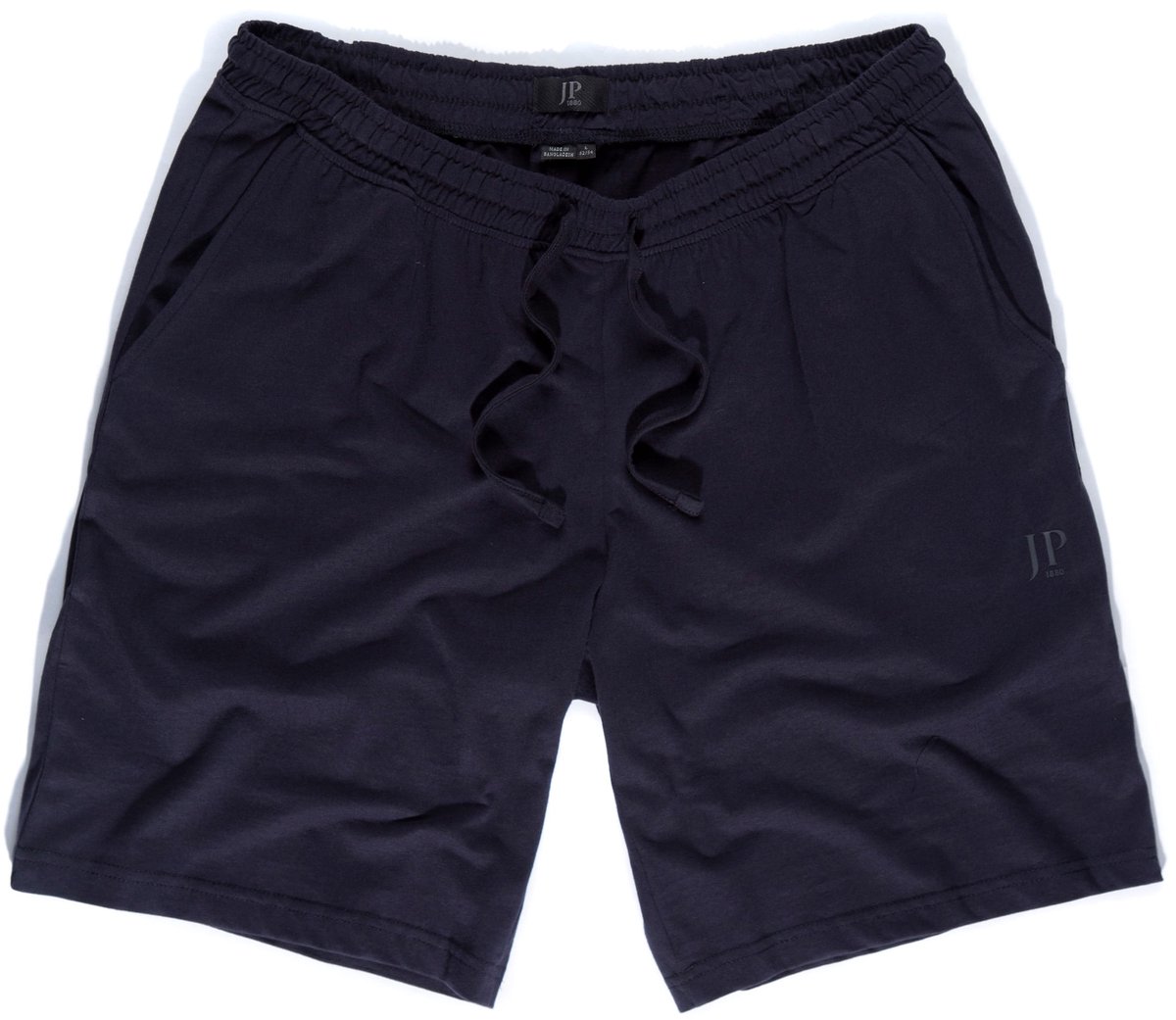 JP 1880 - Heren - Pyjamabroek loungewear shorts elastische band - Donkermarine - Maat XL