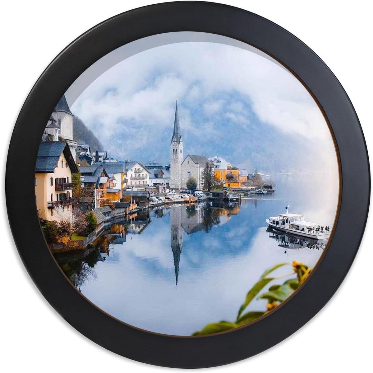 Ronde fotolijst voor muur en tafel - Creatieve wanddecoratie (23 cm)