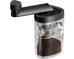 Handgemaakte Koffiemolen - Camping Molen - Thuis Koffie Zetten - Dubbele Lager Systeem - 15 x 7 cm - Zwart