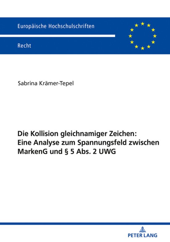Europaeische Hochschulschriften Recht 6158 - Die Kollision g ... - cover