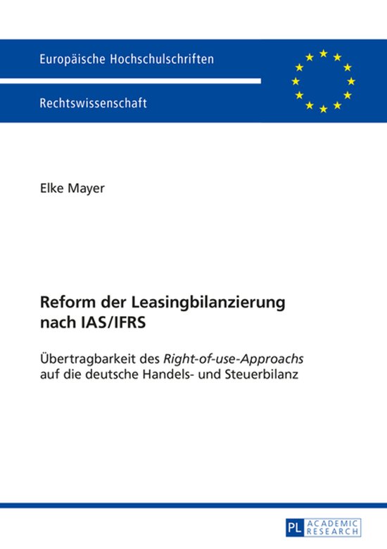 Europaeische Hochschulschriften Recht 5646 - Reform der Leas ... - cover