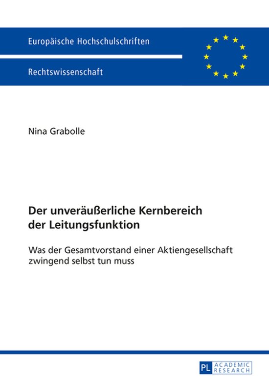 Europaeische Hochschulschriften Recht 5791 - Der unveraeuße ... - cover