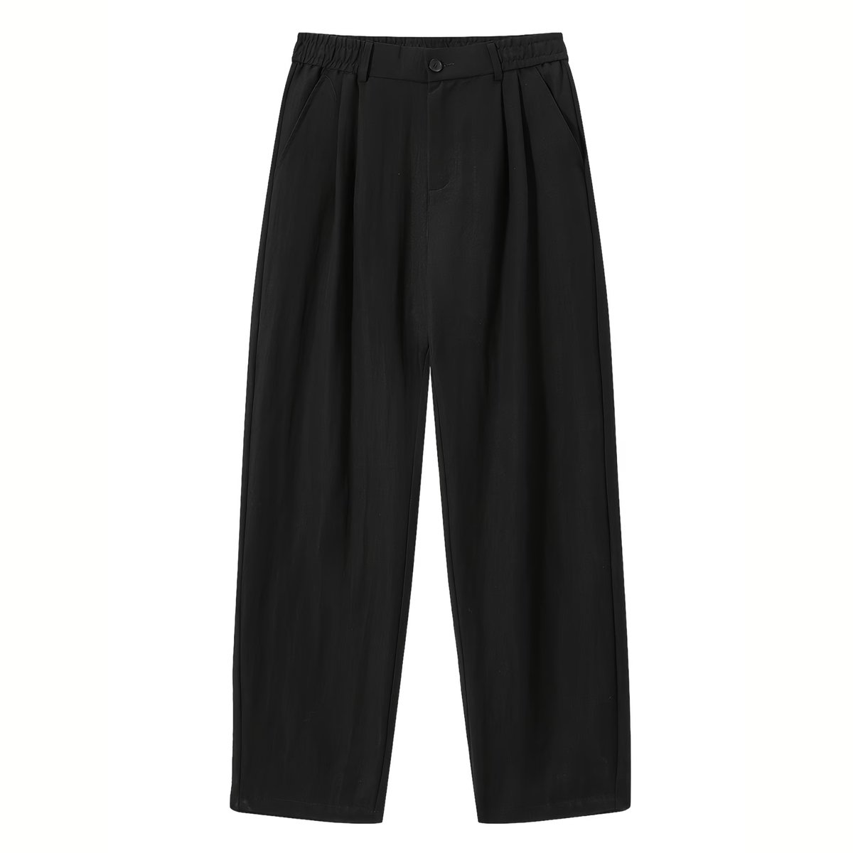 Currero Linnen Broek Heren Zomerbroek Volwassenen Lange Broek Pantalon Strandbroek Zomer Ibiza Stijl XXXS Zwart