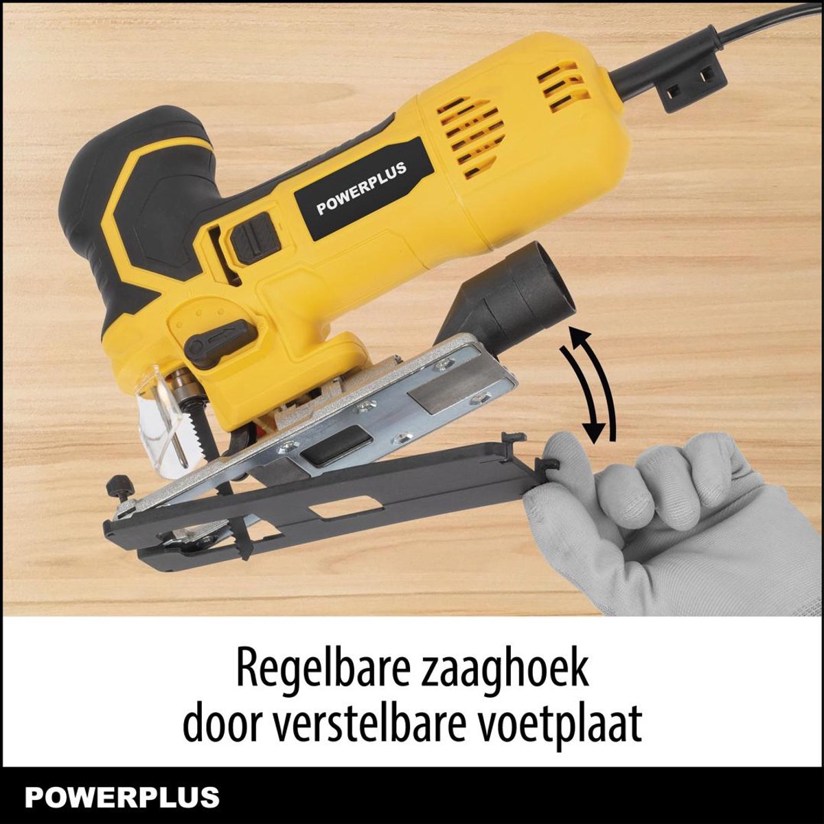 Powerplus elektrische decoupeerzaag POWXBOX030 - 750W zaagmachine - 3000min-1 - gereedschap met 10 acc. – foto 4