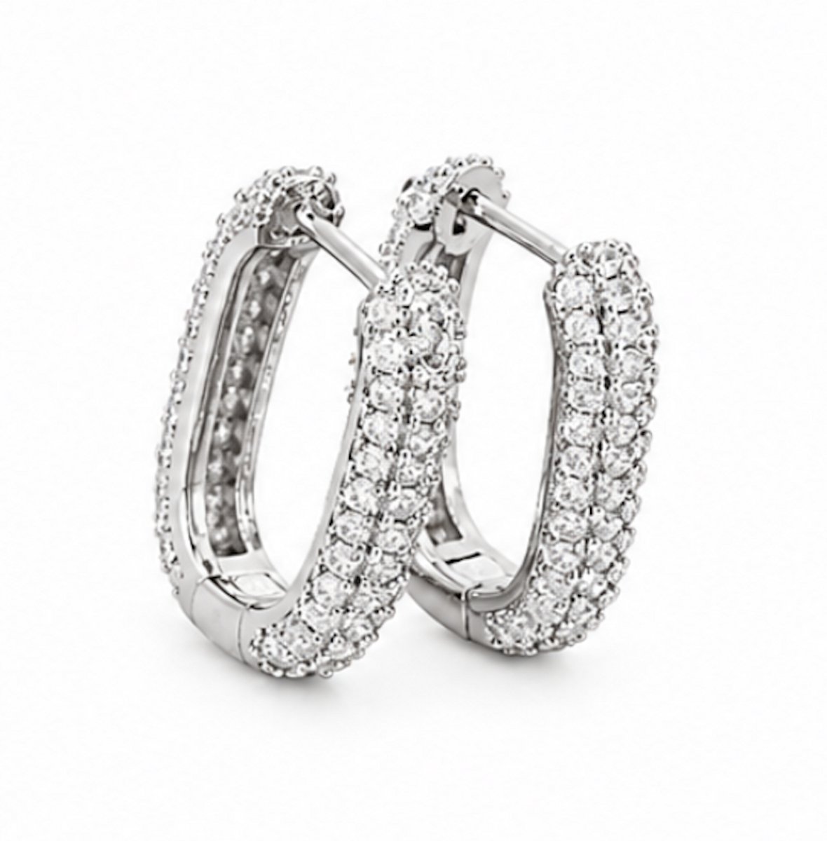 Oorbellen- Zilverkleurig - Verguld - Roestvrijstalen oorbellen - sieraden – Cadeau tip – Hip - Trendy