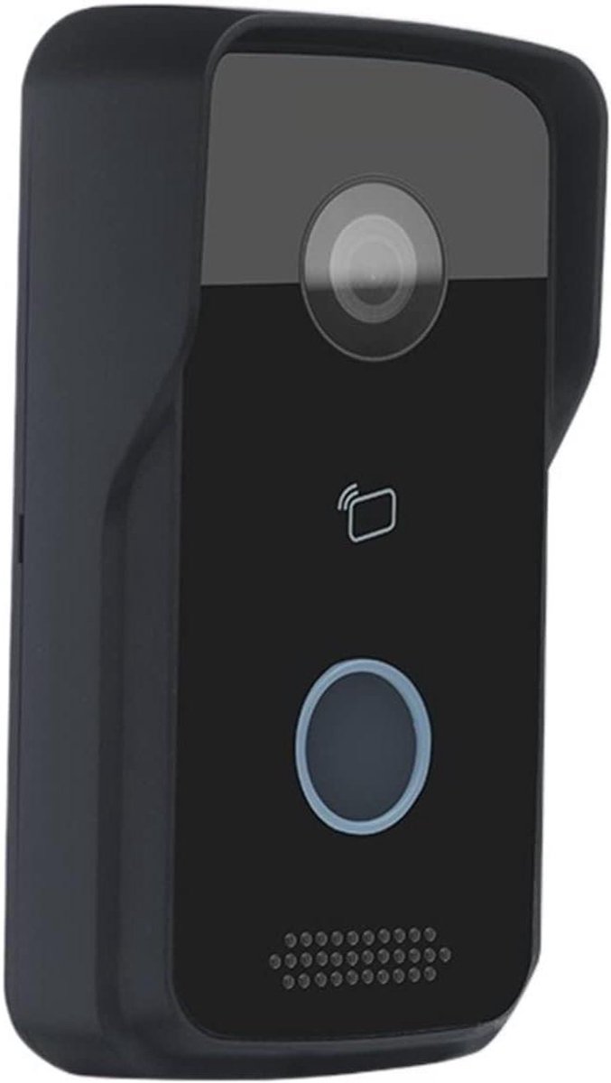 Video Deurbel Camera - Intercom Systeem - Veilige Toegang - Tweeweg Audio - 135mm Breed - Zwart