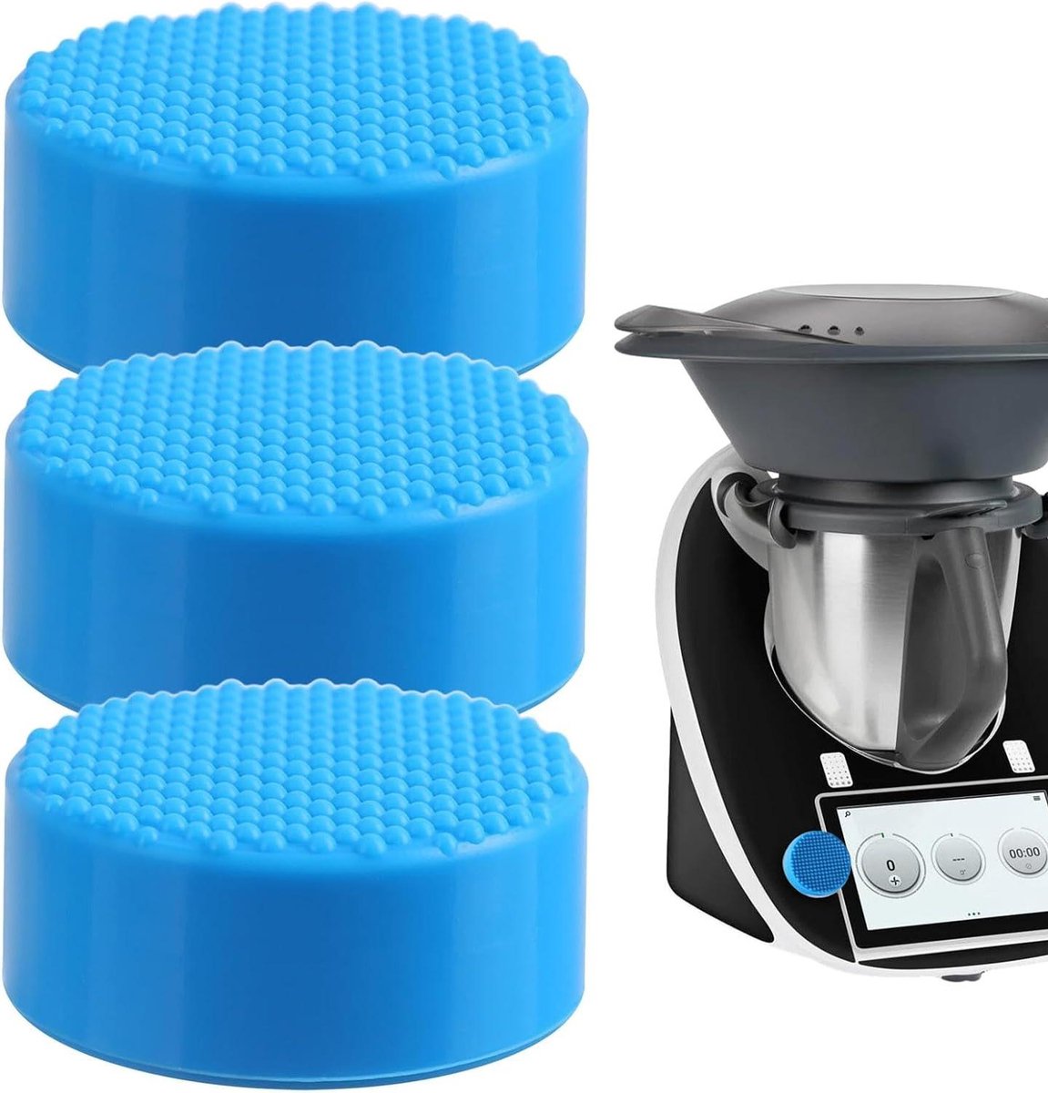 Schakelaarhoes Keukenmachine - Beschermhoes Siliconen - Apparaat Beschermen - Duurzame Slijtvastheid - 8 cm Diameter - Blauw