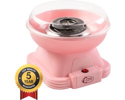 Bestron suikerspinmachine Cotton Candy in retro roze