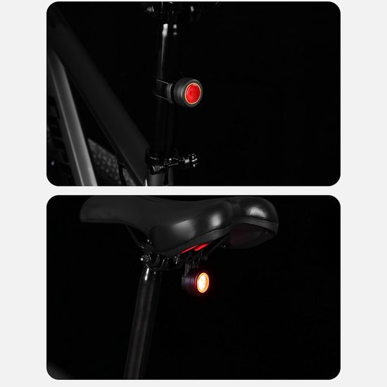 KZQ Fiets achterlicht met remsensor intelligent 5 modi magnetisch voor scooter mountainbike en racefiets — afbeelding 5