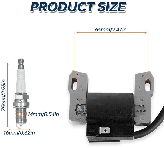 Dailygoods - Bobine Compatibel - Vervanging voor Grasmaaier - Directe Vervanging - Geschikt voor Toro - Motoronderdeel - Onderdeelnummer 592846 - Gesc... — afbeelding 4
