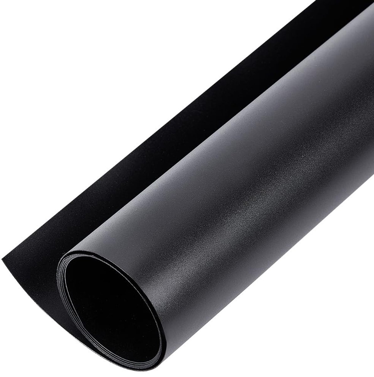 Dailygoods- Fotografie Achtergrond 100x40cm - Matte Zwarte PVC Vinyl - Achtergrondpapier - Achtergronddoek - Achtergrondstandaard - Fotostudio Accessoire