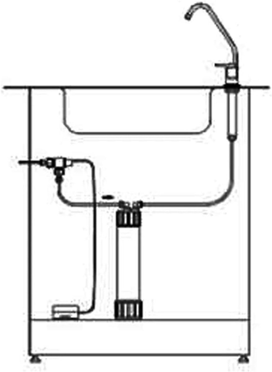 Waterlekmelder - Lekdetector Alarm - Waterschade Voorkomen - Elektrisch Ventiel - DN8 - Zwart