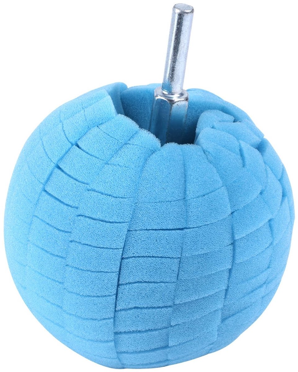 Dailygoods - Compacte Polijstbal voor Boormachine, 8 cm voor Moeilijk Bereikbare Plaatsen