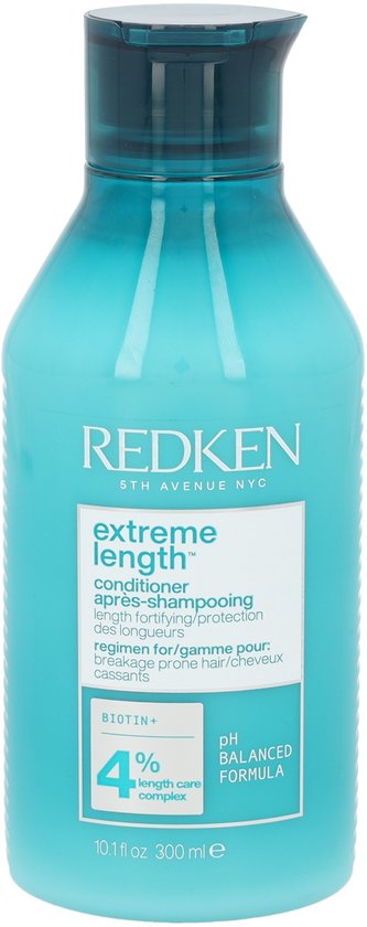 Redken Extreme Length conditioner, aquafl essentiel fl eson met 4% Biotin Length Care Complex.