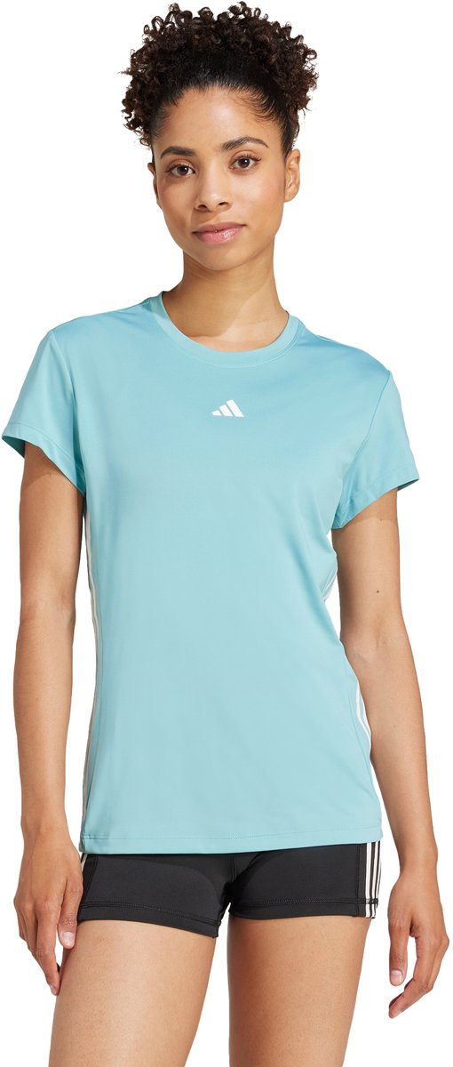 Adidas Performance Hyperglam Training T-Shirt Dames Turquoise